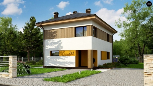 Zz3 Компактный проект двухэтажного дома